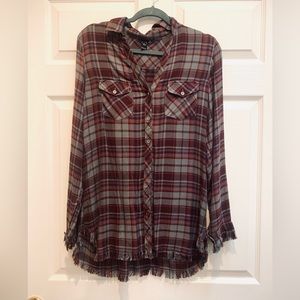 Windsor brand checkers long sleeves. Size S